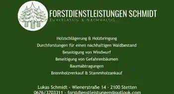 Forstdienstleistungen und Brennholzverkauf