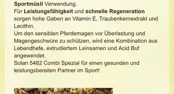 Pferdefutter SOLAN Combi Spezial