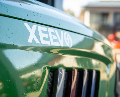 XEEVO 904i Detailaufnahme Logo am XEEVO 904i