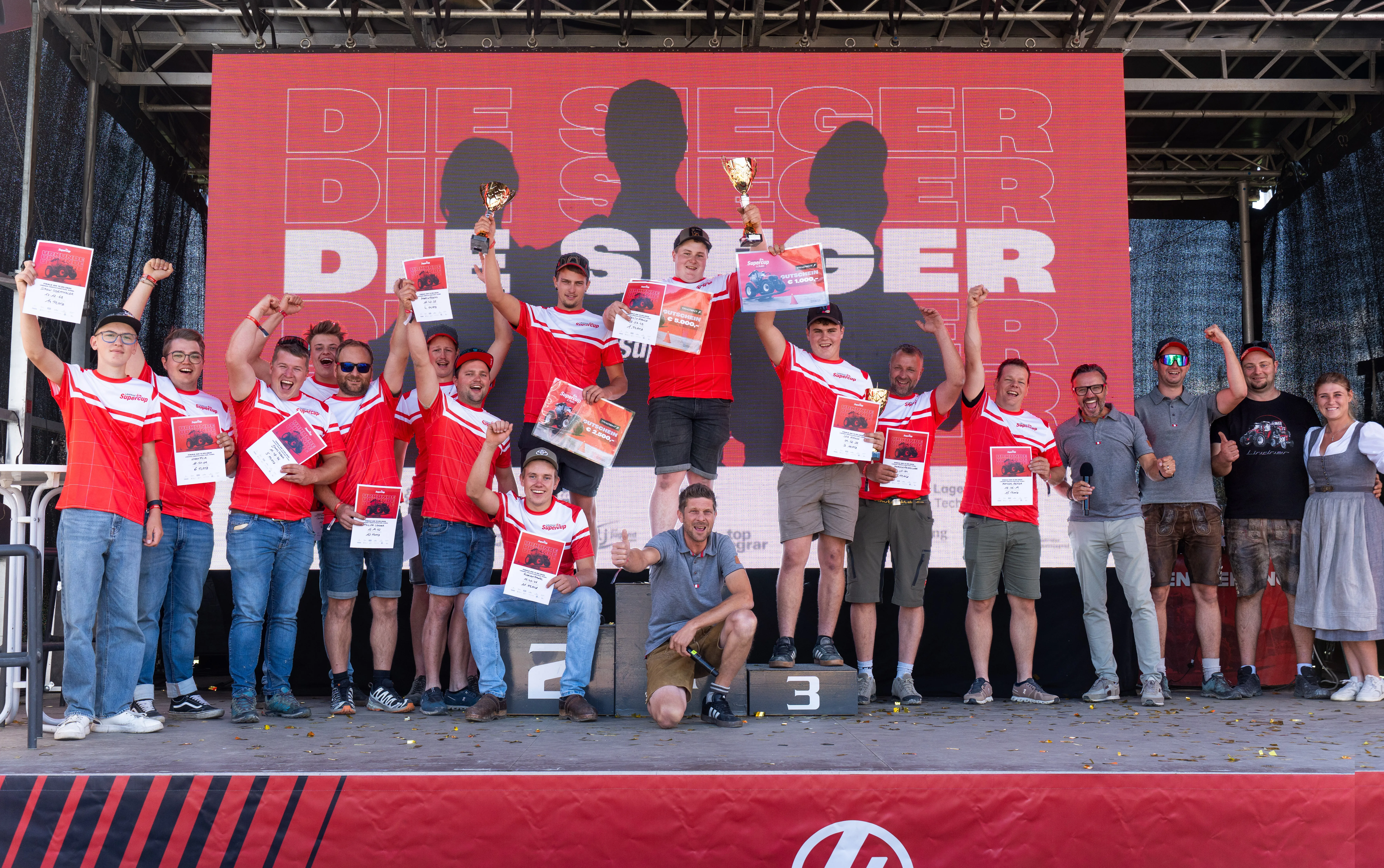 Siegerehrung Lintrac Supercup