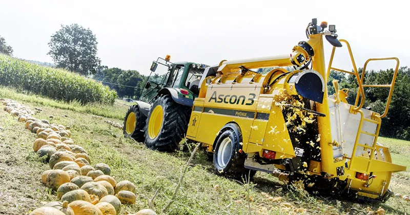 Ascon3 PHÖNIX – DER Allrounder in der Kürbisernte, 100 % Made in Austria