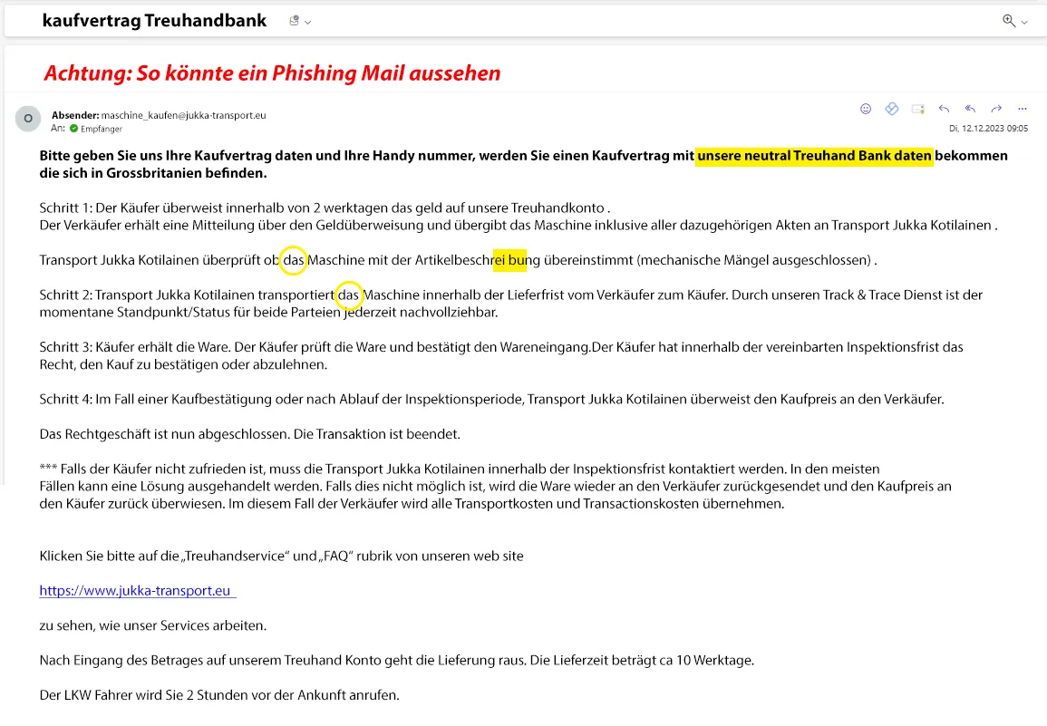 Betrugsmasche: Günstige Angebote mit gefälschtem Treuhandkonto und gefälschten Bewertungsseiten – Bild 2