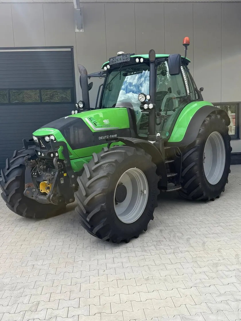 Deutz-Fahr 6190 TTV (2014): 184 PS, EGNOS und Frontzapfwelle