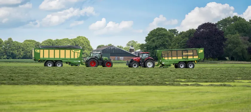 KRONE RX und ZX: Noch mehr Komfort und Effizienz