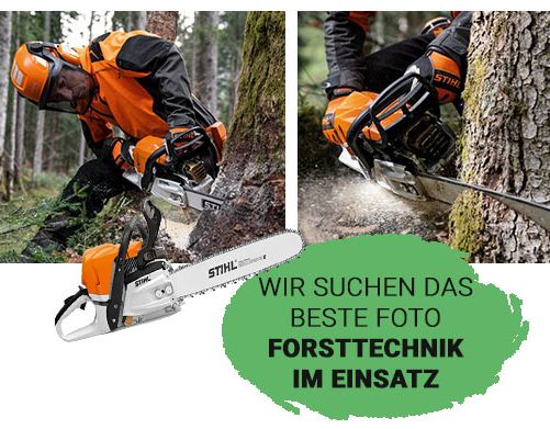 Mach mit bei unserem Fotowettbewerb und gewinne mit etwas Glück eine STIHL MS 400 C