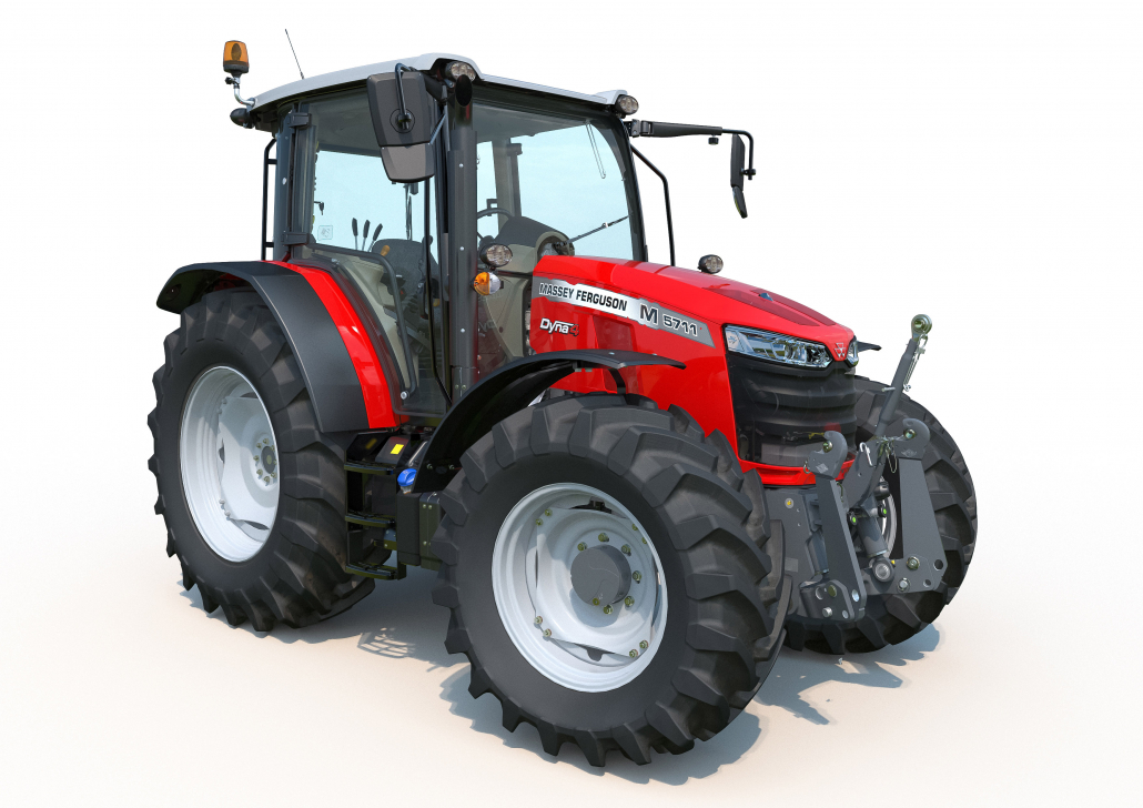 Massey Ferguson begann auf der Agritechnica 2019 mit der Einführung der Serie MF 5700 M, die fünf Modelle von 95 bis 135 PS umfasst (Quelle: Austrodiesel).