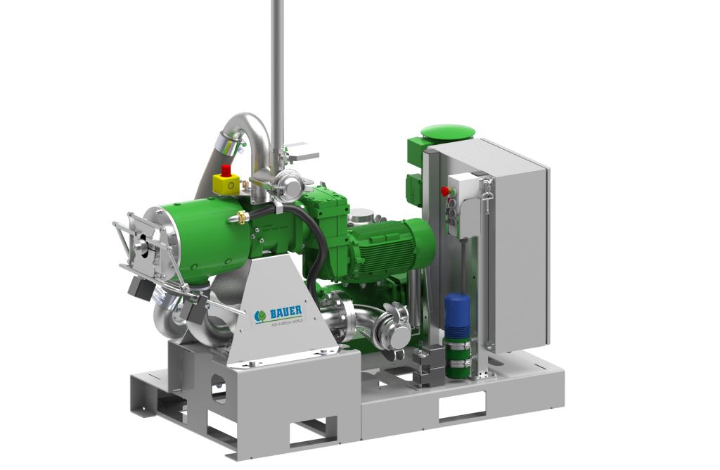 Die Bauer Group präsentiert den neuen Plug & Play S300, ein kleines, mobiles Separator-System für Landwirte oder Nutzungsgemeinschaften (Bildquelle: Bauer Group).
