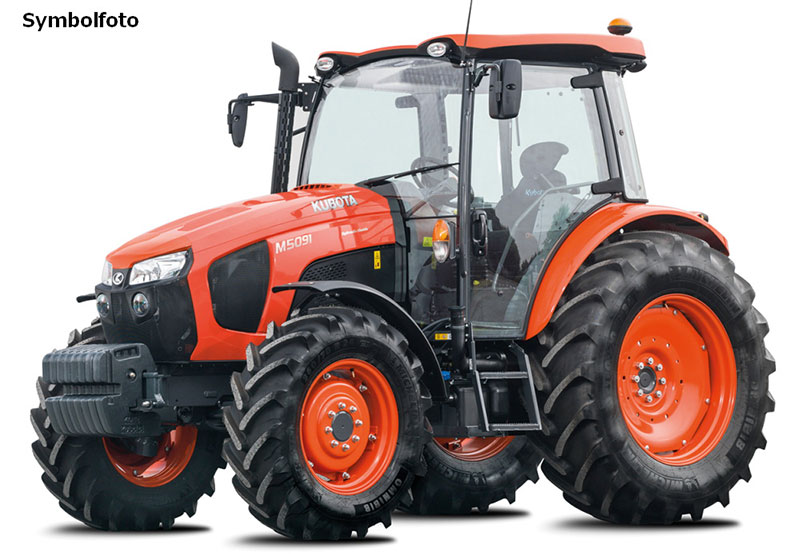Ersteigern Sie von 17. bis 27. September 2020 auf Landwirt.com den nagelneuen Kubota Allradtraktor M5091 DTHQ.