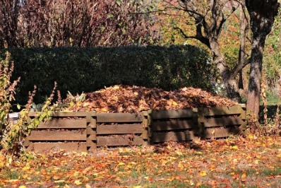 Komposthaufen-im-Herbst