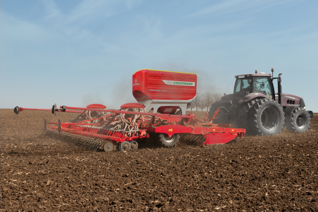 Die TERRASEM V 8000 D für eine effiziente und schlagkräftige Aussaat
