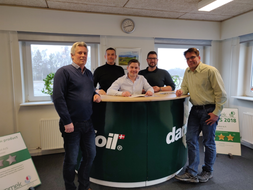 vlnr: Michael Stærmose Larsen, Markus Vogler, Martin Sørensen, Sebastian Ständer, Erik Peiffer – Foto: Danfoil