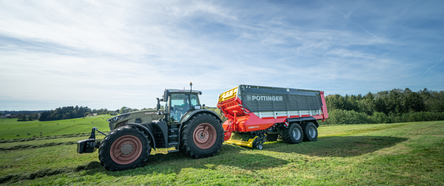 Der neue JUMBO 8450 mit Kurzschnitt-Schneidwerk