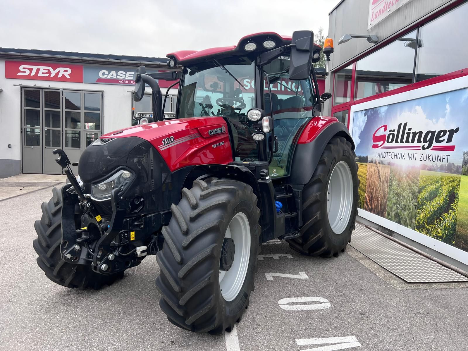 Frontansicht Case IH Vestrum 120 CVXDrive