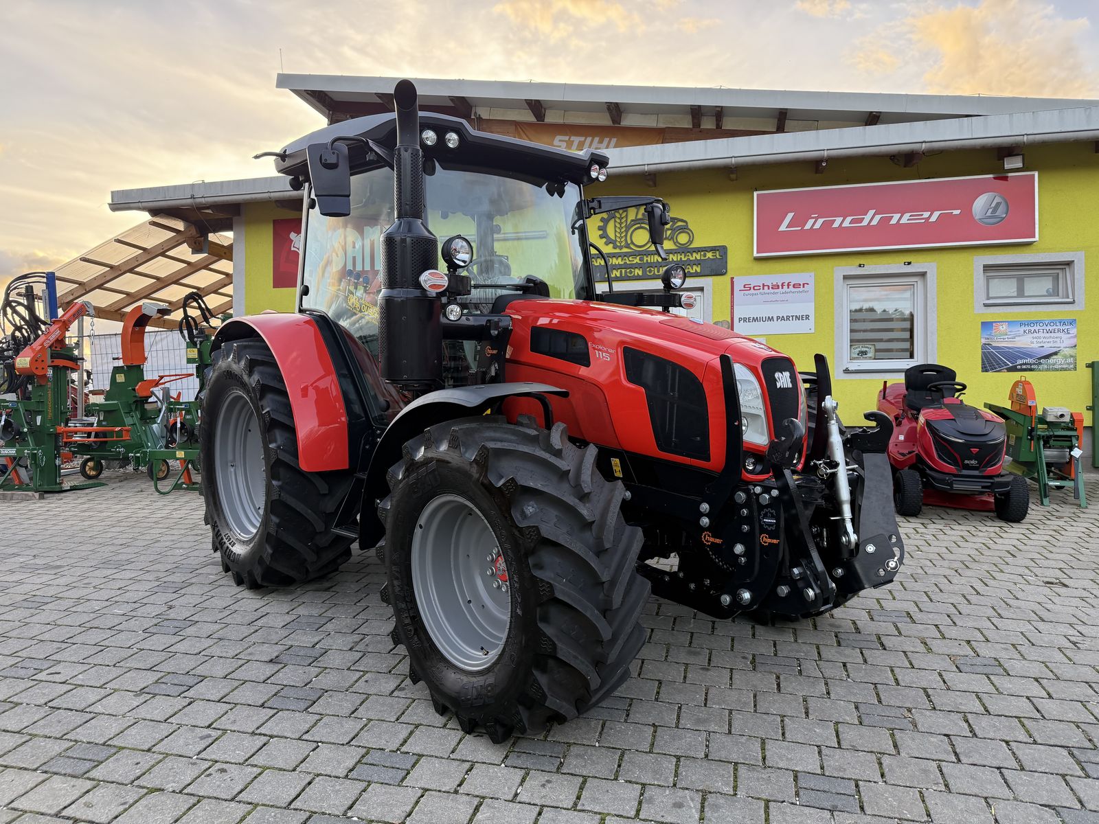 Frontansicht Same Explorer TB 115 (Stage V) Frontansicht Same Explorer TB 115 (Stage V)