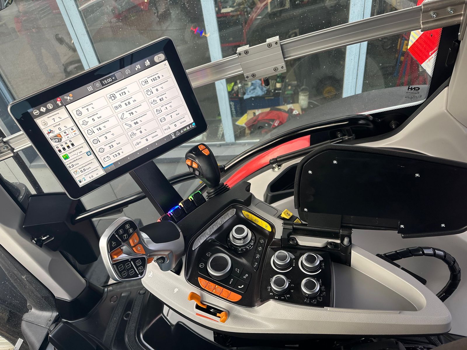 Multifunktionshebel im Steyr 6260 Absolut CVT