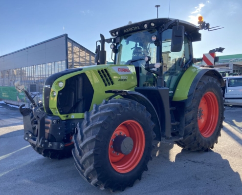 Seitenansicht - Claas Arion 650 CMATIC CEBIS