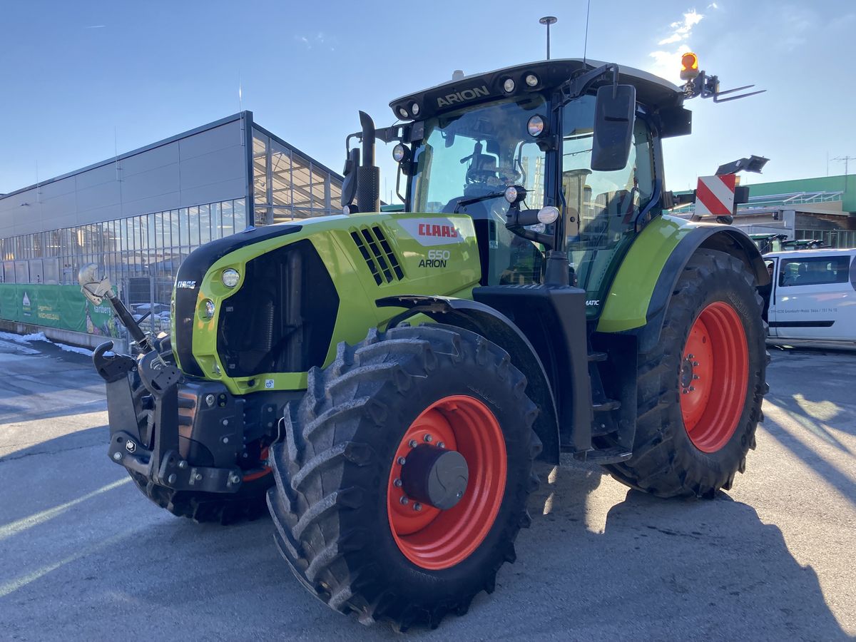 Seitenansicht - Claas Arion 650 CMATIC CEBIS