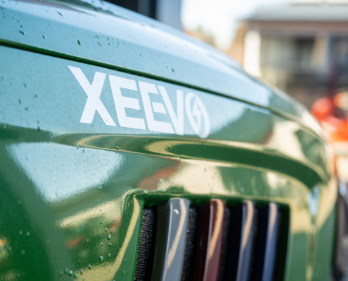 Detailaufnahme Logo am XEEVO 904i