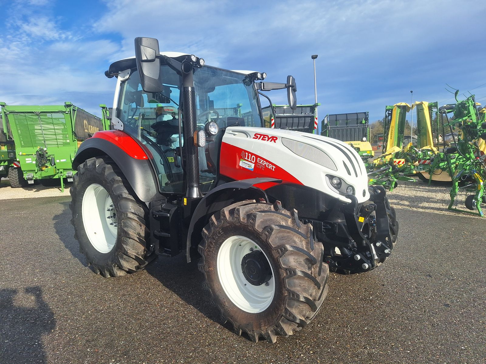Seitenansicht - Steyr 4110 Expert CVT Seitenansicht - Steyr 4110 Expert CVT