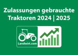 Titelbild: Zulassungen gebrauchte Traktoren 2024 & 2025