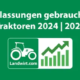 Titelbild: Zulassungen gebrauchte Traktoren 2024 & 2025