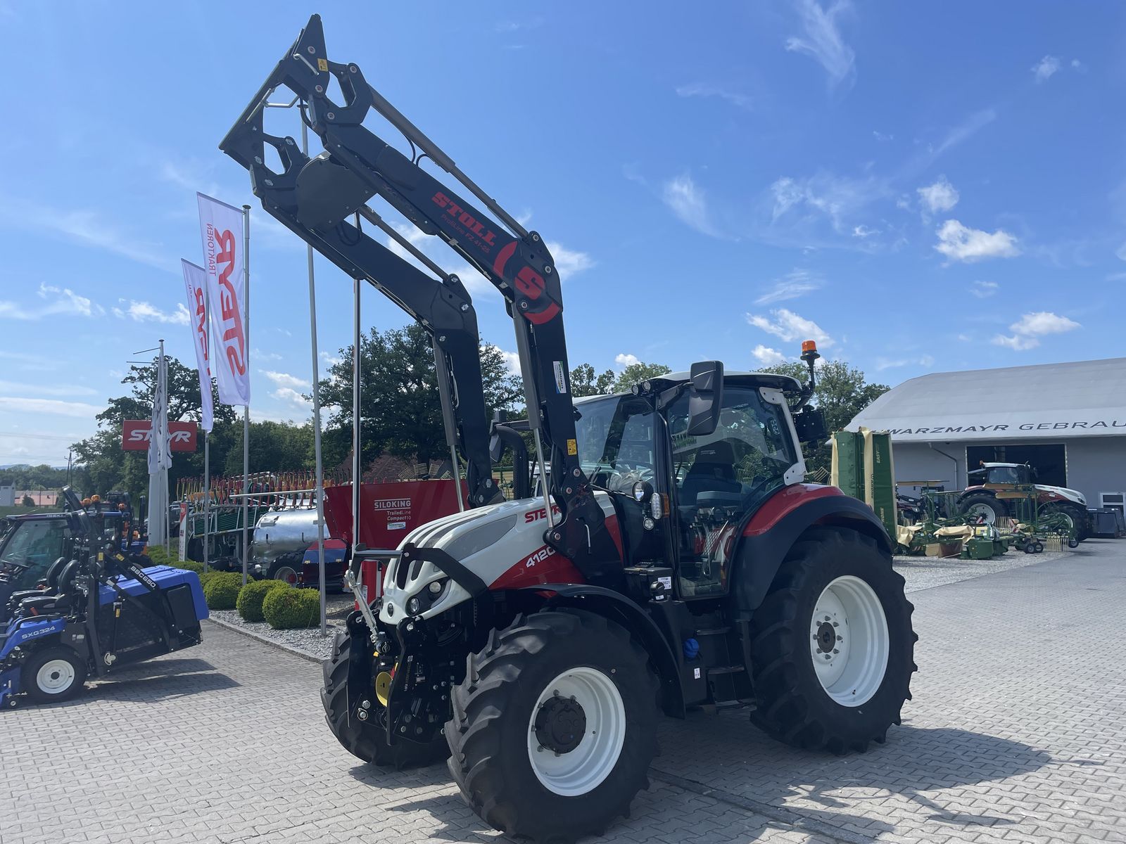 Seitenansicht - Steyr 4120 Expert CVT