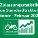 Titelbild: Zulassungsstatistik neue Standardtraktoren Jänner-Februar 2026