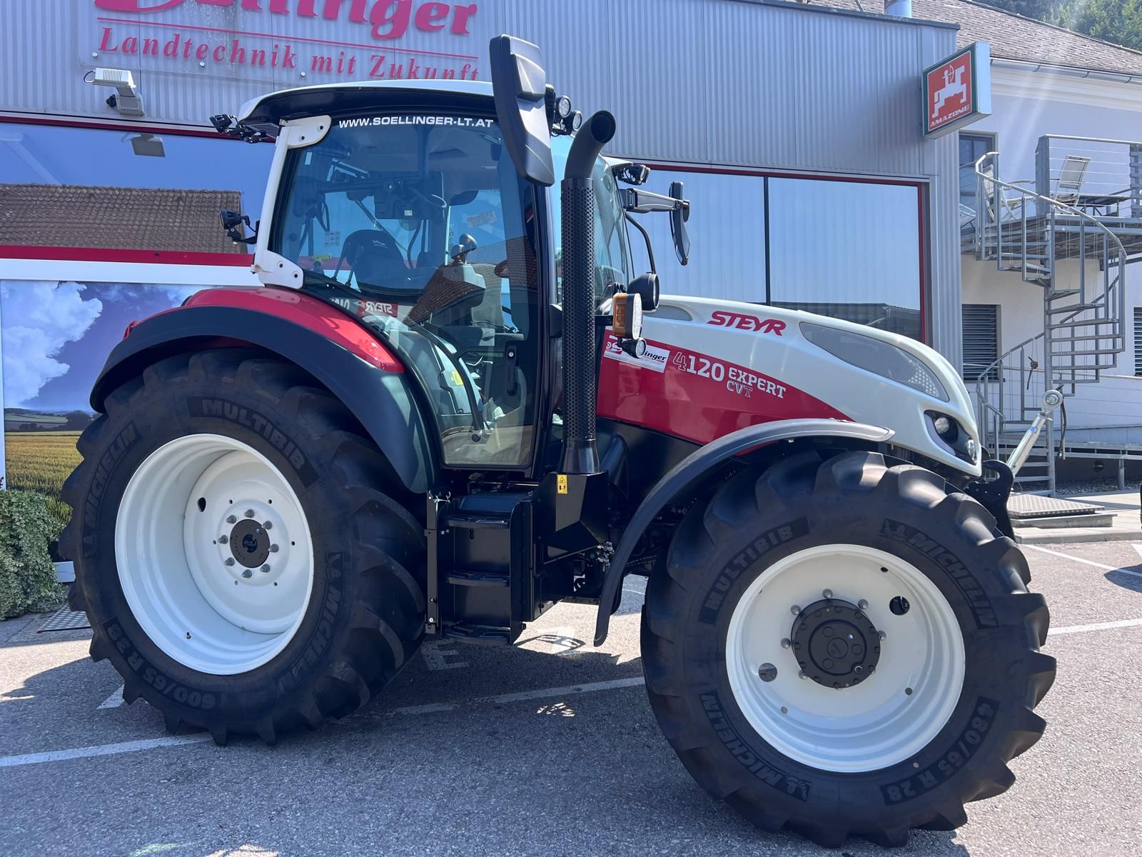 Seitenansicht - Steyr 4120 Expert CVT
